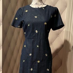 Blue Denim Aqua Dress size L